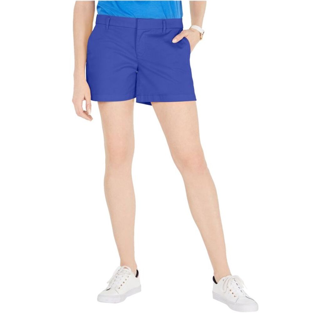 Tommy Hilfiger Womens Hollywood Casual Walking Shorts, blue, 8